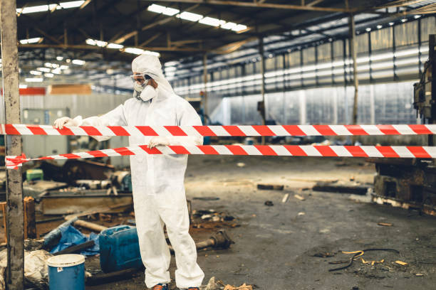 Professional Crime Scene Cleanup technician working in Mill Neck, NY